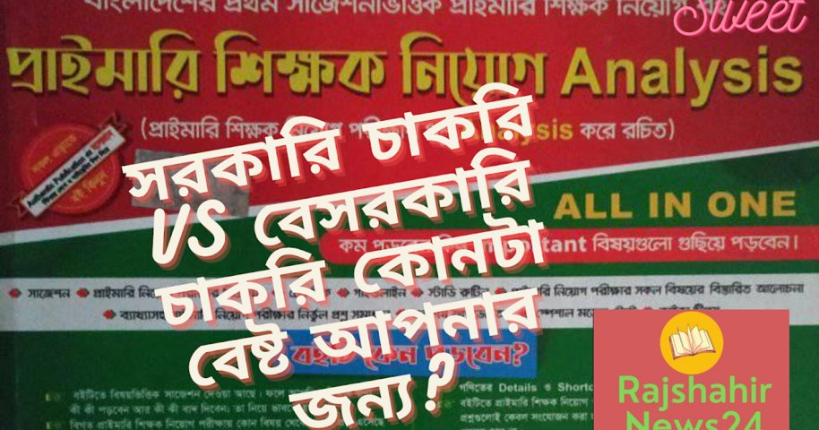 সরকারি চাকরি VS বেসরকারি চাকরি কোনটা বেষ্ট আপনার জন্য Rajshahir News24