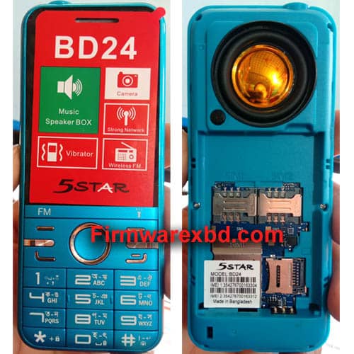 5Star BD24 Flash File 6531E Official Firmware 100% Tested