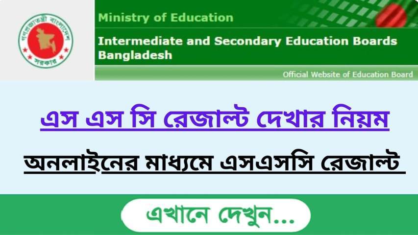 এসএসসি রেজাল্ট ২০২১ দেখার নিয়ম | SSC Result 2021 Date