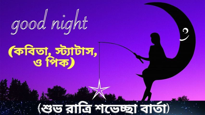 100+ শুভ রাত্রি শুভেচ্ছা বার্তা (কবিতা, স্ট্যাটাস, ও পিক)