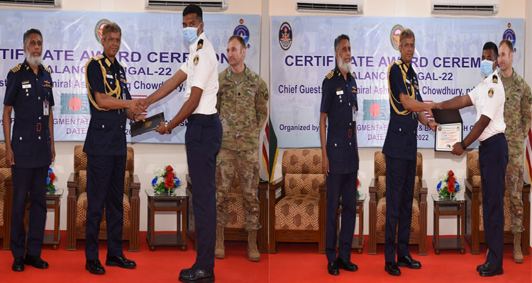 JOINT COMBINED EXCHANGE TRAINING (JCET) কোর্সের সনদপত্র প্রদান করলেন কোস্ট গার্ডের মহাপরিচালক | বাঙলা প্রতিদিন ২৪.কম