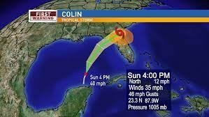 Tropical Storm Colin Forms Near South Carolina Coast [4th July] 2022 - National Hurricane Center