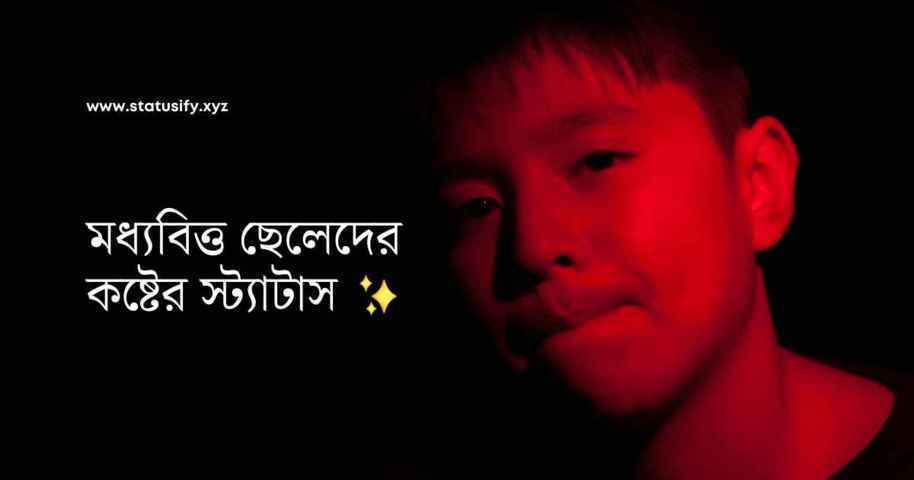 50+ মধ্যবিত্ত ছেলেদের কষ্টের স্ট্যাটাস - Statusify