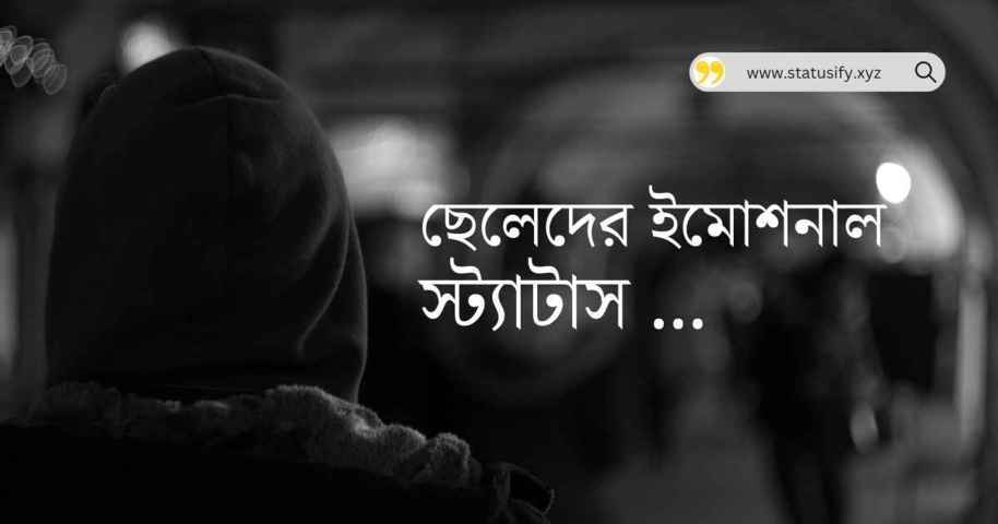 ছেলেদের ইমোশনাল স্ট্যাটাস | Celeder Emotional Status - Statusify
