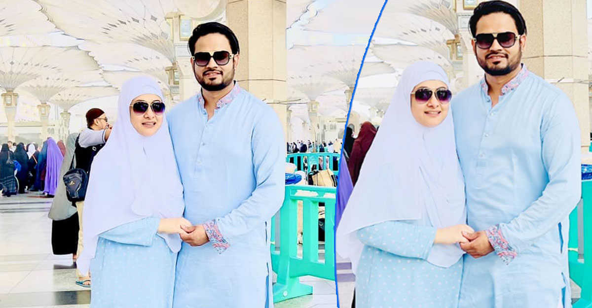 স্বামীকে নিয়ে ওমরায় গেলেন পূর্ণিমা - Nobokontho24