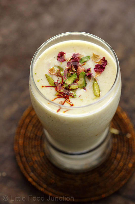 No Milk Thandai - tasty drink with goodness of nuts & seeds!