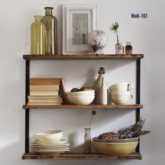 Industrial wall rack for kitchen furniture online | The Home Dekor