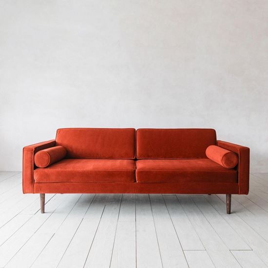 Buy Dalfred Orange Sofa Online in India | The Home Dekor