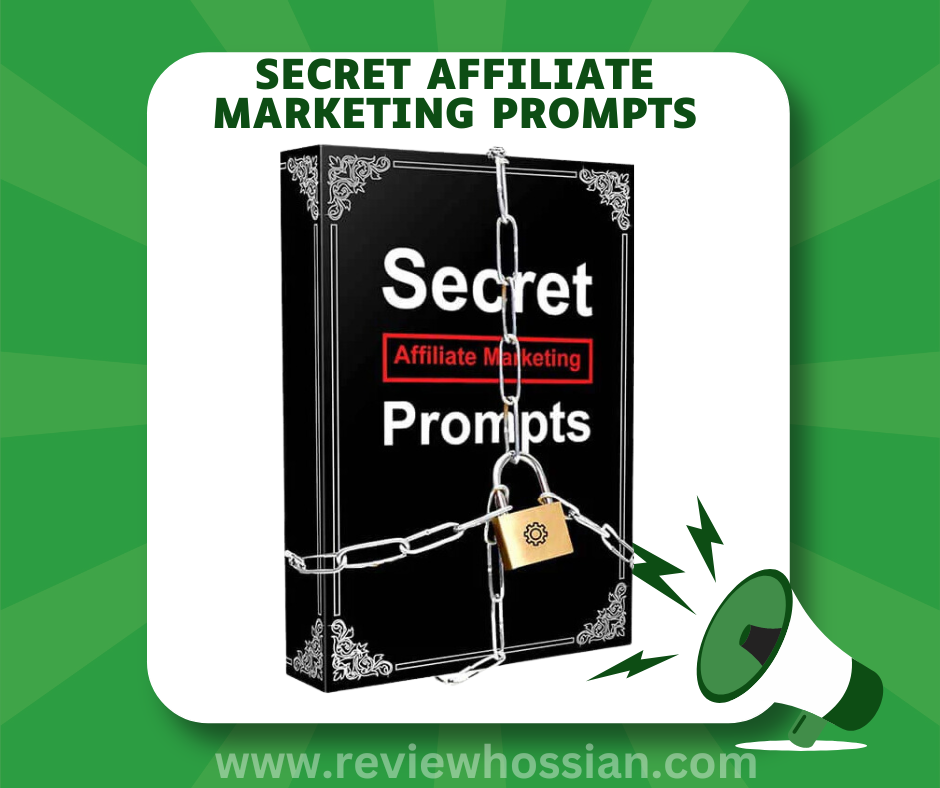 Secret Affiliate Marketing Prompts - Chatgpt Prompts for Marketing