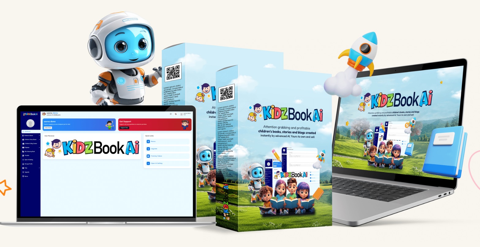 KidzBookAi Review: Create & Sell Children's EBooks In Minutes