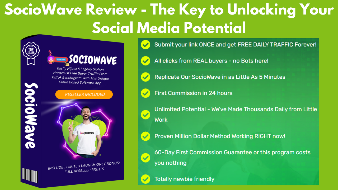 SocioWave Review - The Key to Unlocking Your Social Media