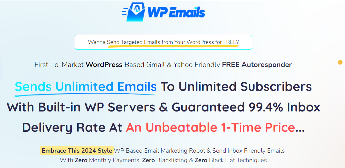 WP Emails Review - First-To-Market WordPress-Based Gmail