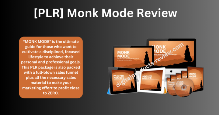 Monk Mode PLR Review | Huge Bonuses And OTO Details! - Digital Products Review