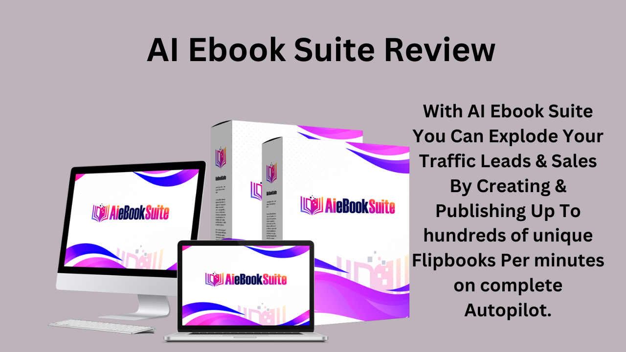 AI Ebook Suite Review - You can make professional digital products