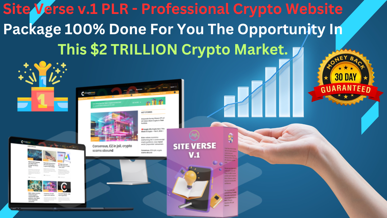 Site Verse V.1 Plr - Create Amazing And Professional Crypto Web