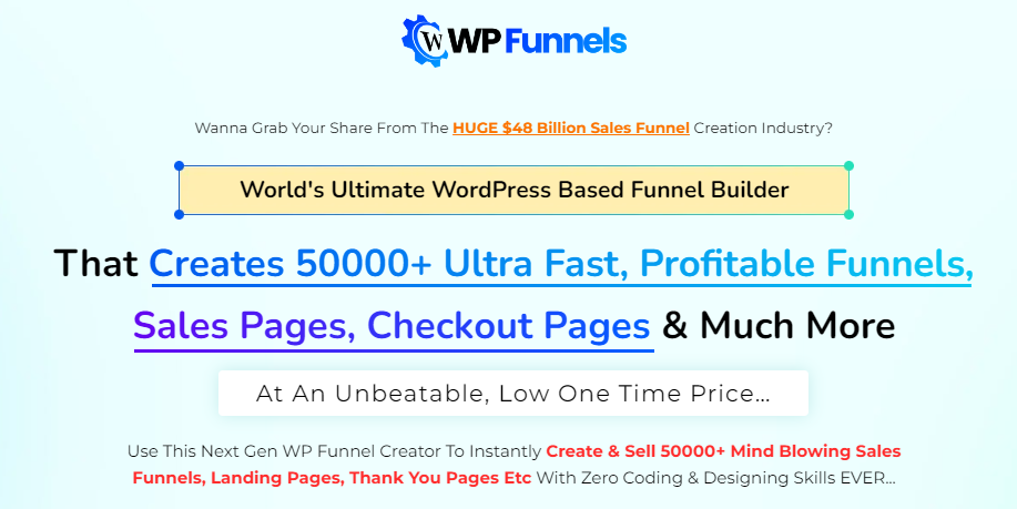 WP Funnels Review – Create High Converting Funnels Without