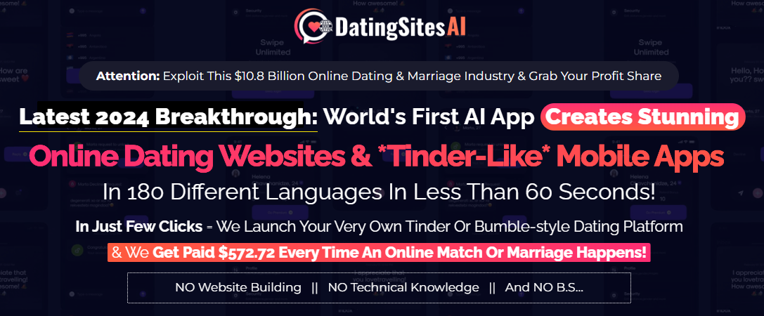 DatingSites AI Review: Creates World-Class Dating Websites