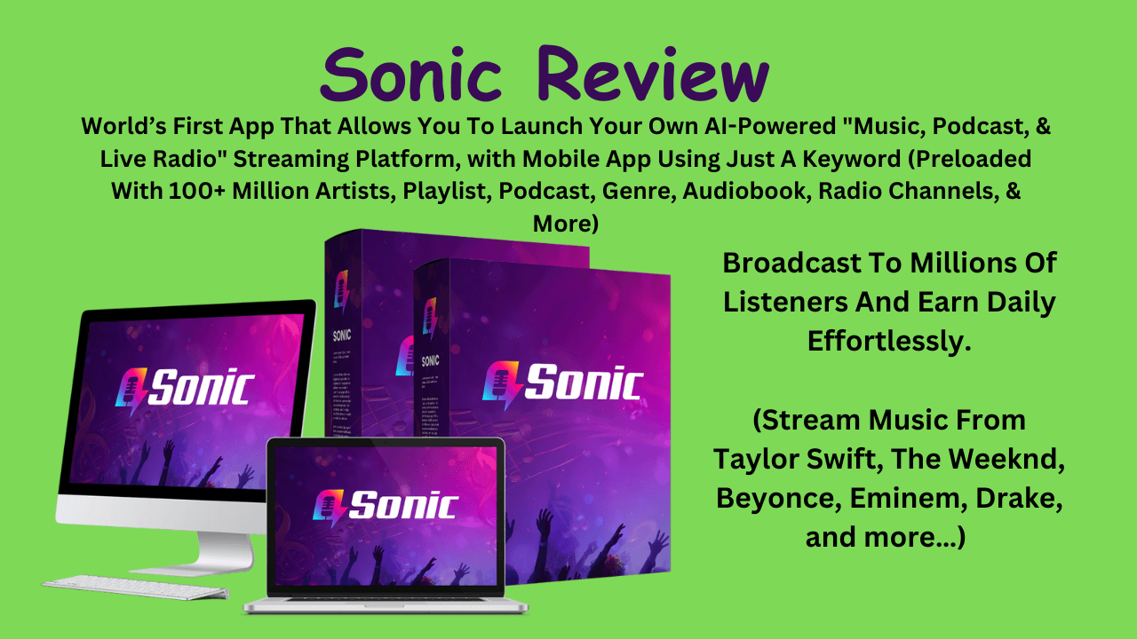 Sonic Review: Launch Your Own Music Streaming Service in 60 Seconds