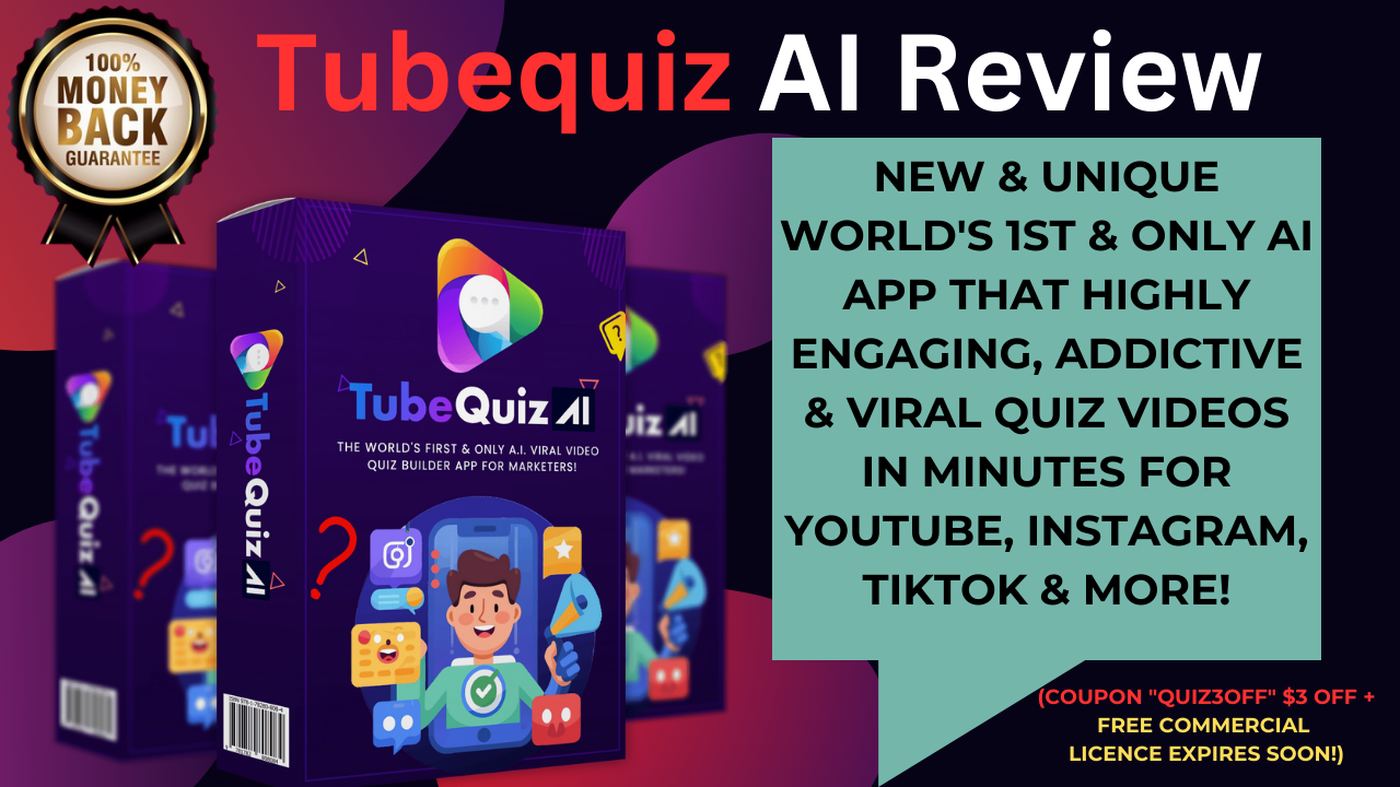 Tubequiz AI Review - New & Unique World's 1st & ONLY AI App