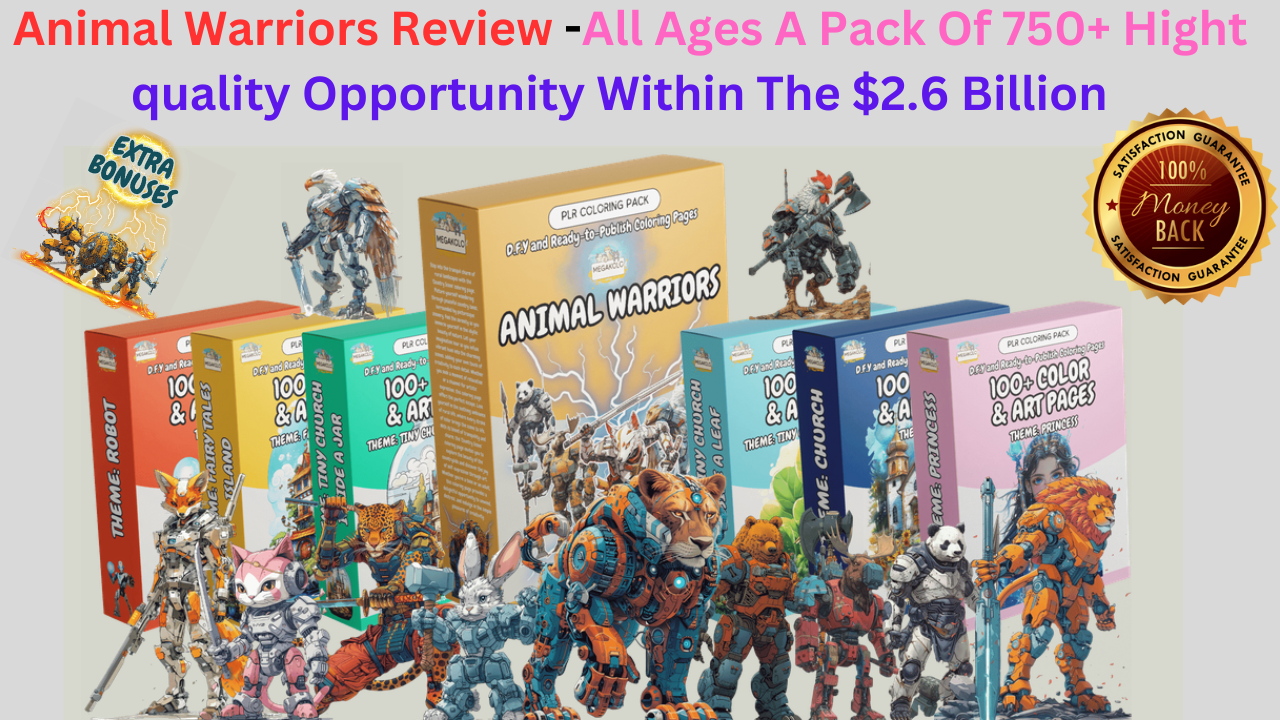 Animal Warriors Review - Pack Designed For All Ages A Pack Of