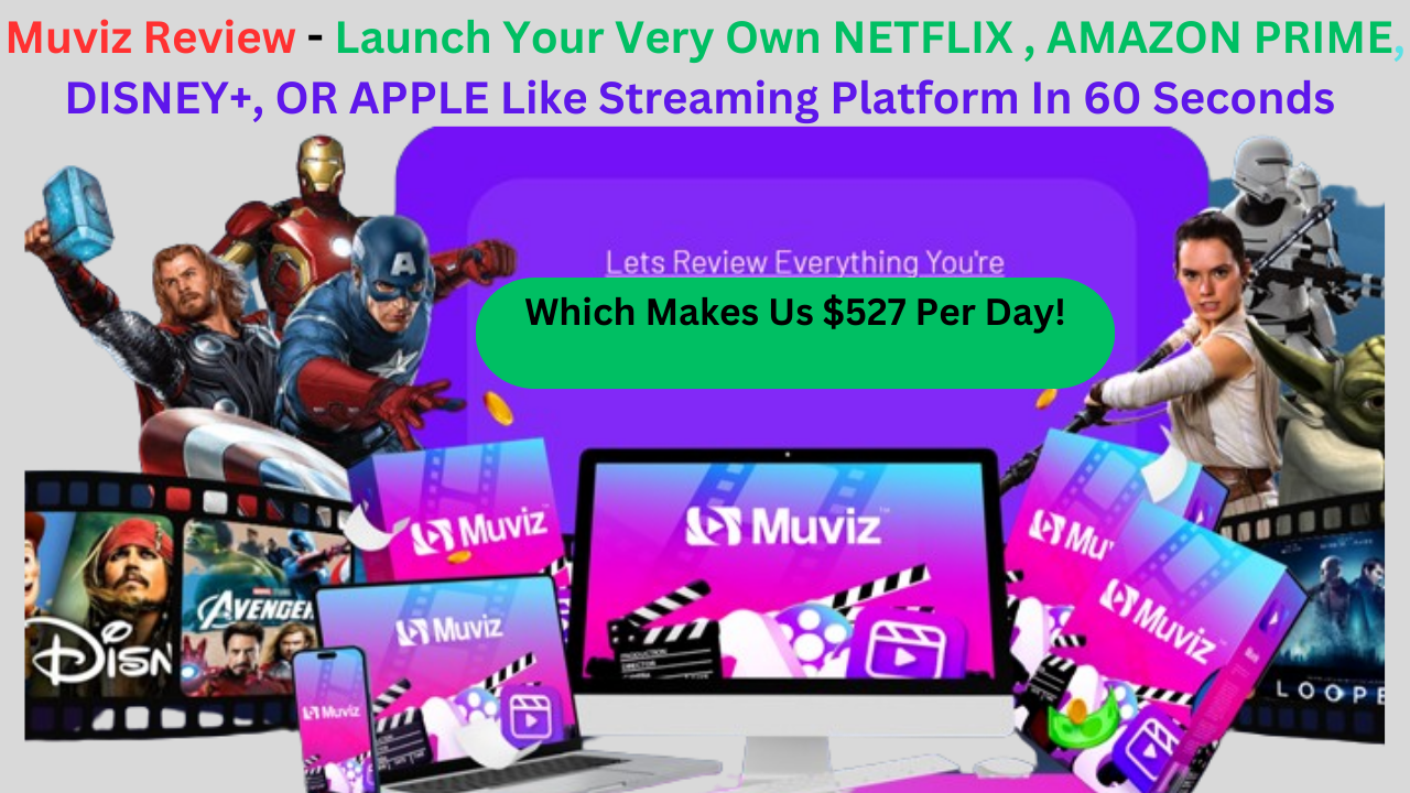 Muviz Review - Launch Your Very Own NETFLIX , AMAZON PRIM