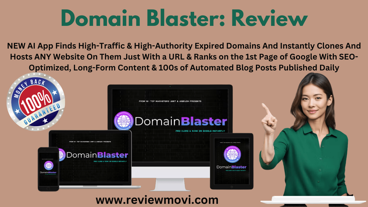 Domain Blaster Review:Hijacking” FREE Traffic From YouTube, Wiki, Quora, Reddit, And More!2024