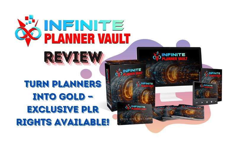 Infinite Planner Vault Review | Profit From Planners With PLR Rights | Rebrand It, Resell It, And Keep 100% Of The Profits!