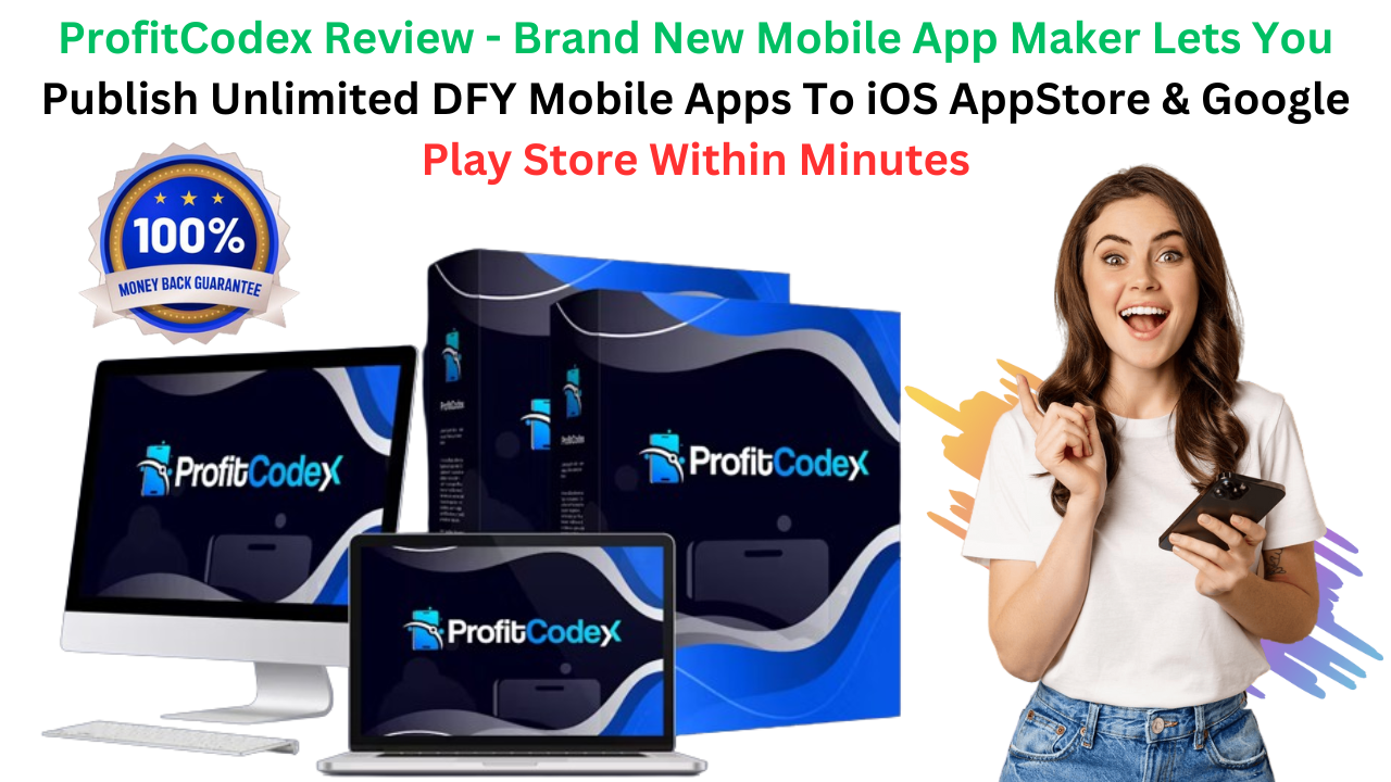 ProfitCodex Review - Brand New Mobile App Maker Lets You