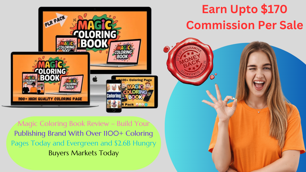 Magic Coloring Book Review – Build Your Publishing Brand With