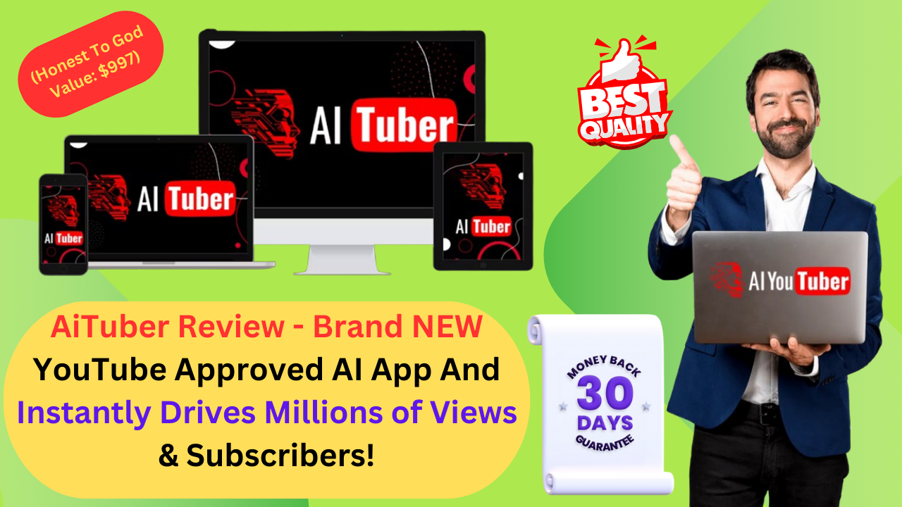 AiTuber Review - Brand NEW YouTube Approved AI App And Inst