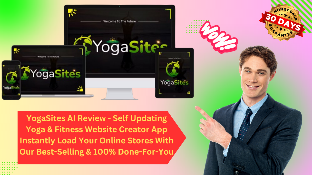 YogaSites AI Review - Self Updating Yoga & Fitness Website