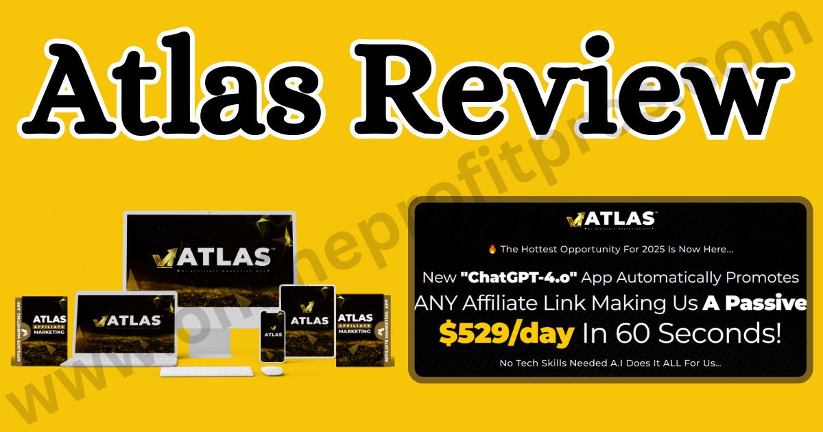 Atlas App Review | World's First A.I Powered Affiliate App-Billy Darr