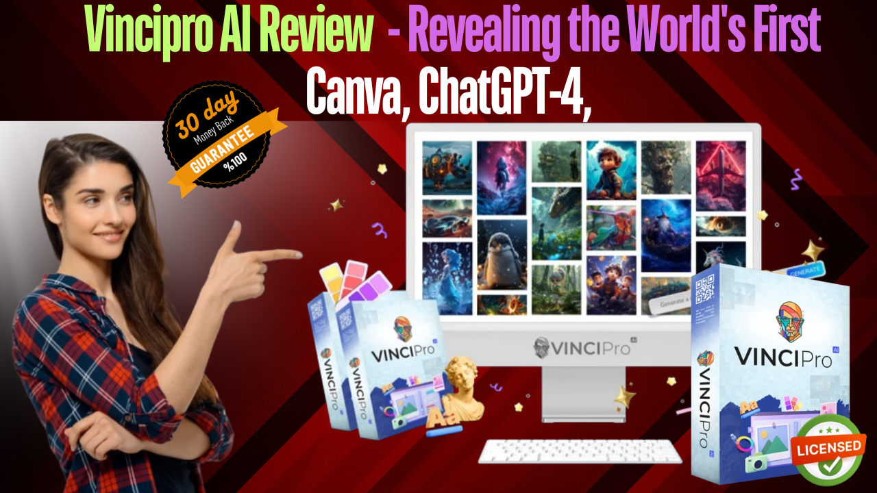 Vincipro AI Review - Revealing the World's First Canva, ChatGPT-4