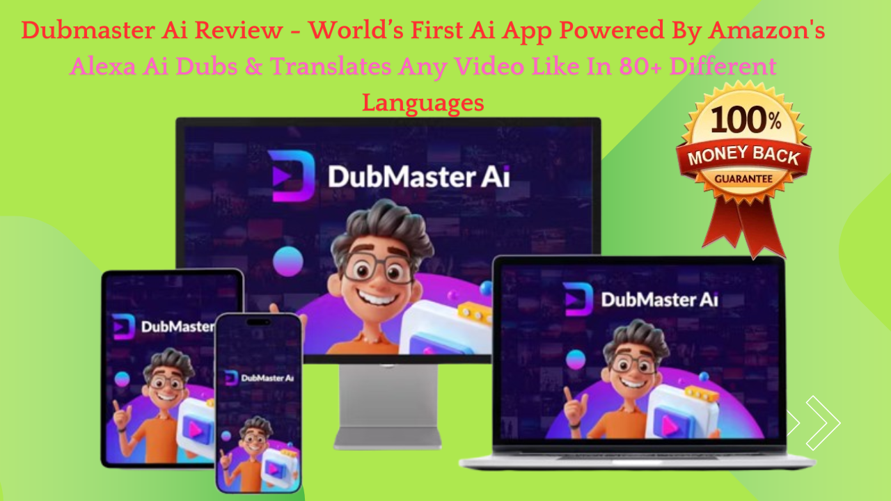 Dubmaster Ai Review - World’s First Ai App Powered By Amazon's