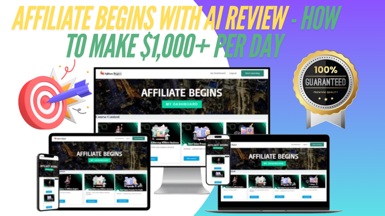 Affiliate Begins With Ai Review - How To Make $1,000+ Per Day