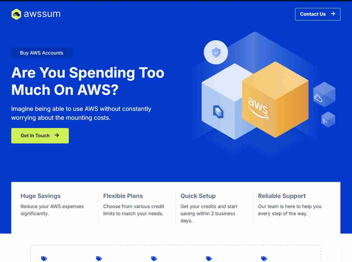 Buy AWS Accounts