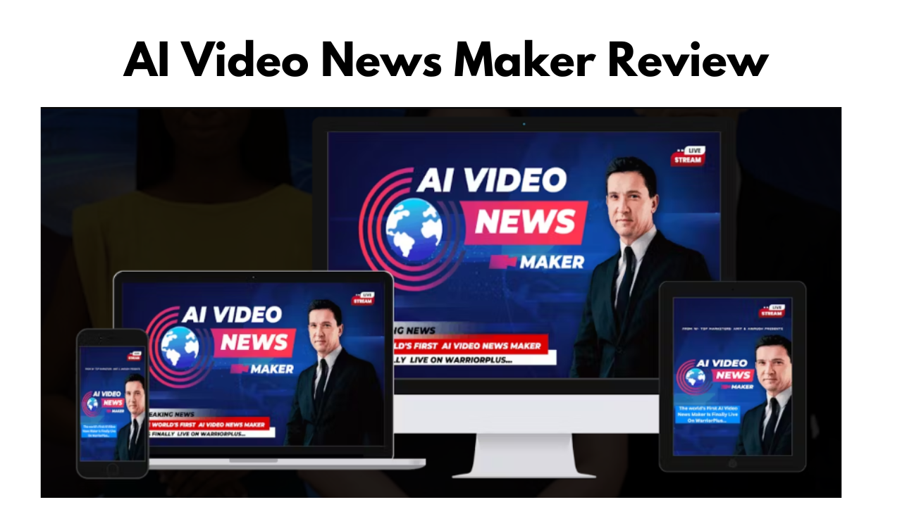 AI Video News Maker Review: World's First AI Video News Maker Create AI News Videos with Amazing News Channels and Video News Websites in a Click!2024