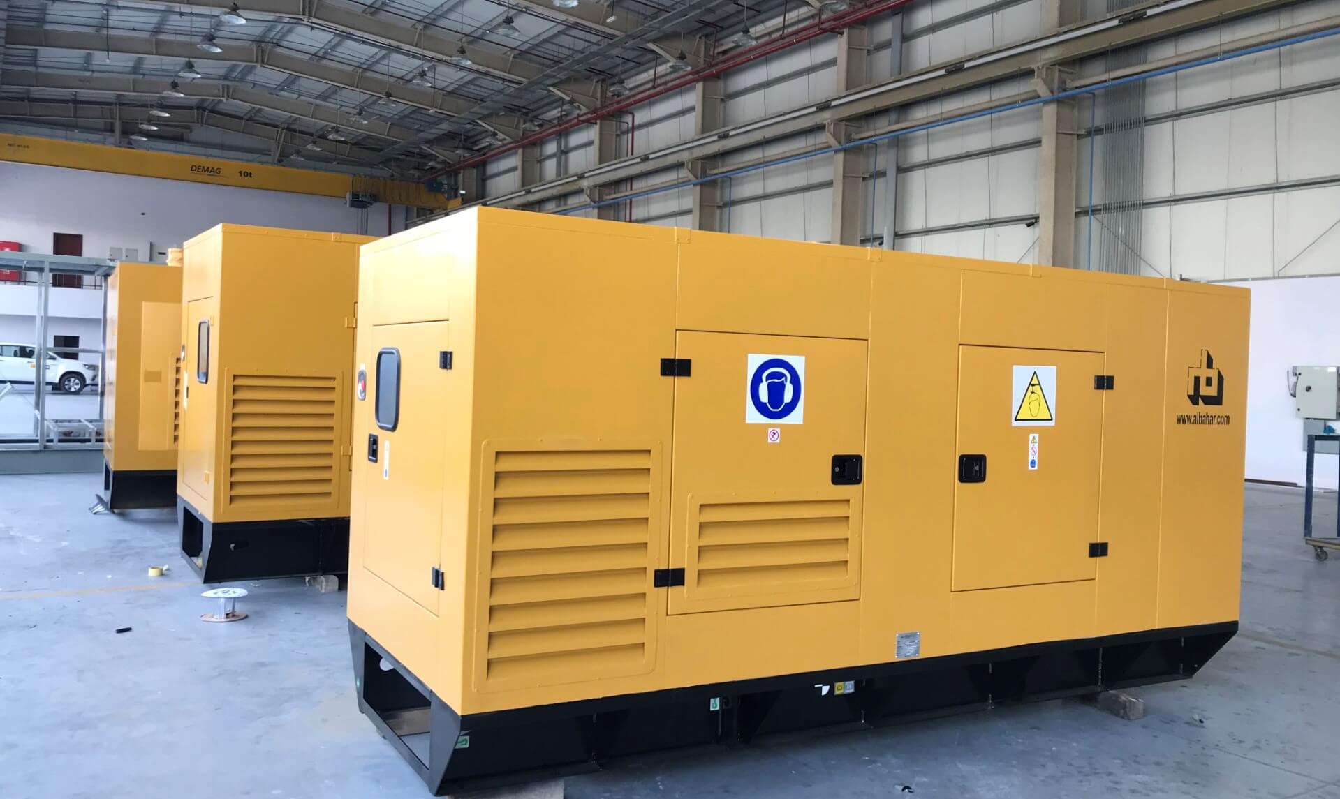 Diesel generator canopy | Al Bahar MCEM