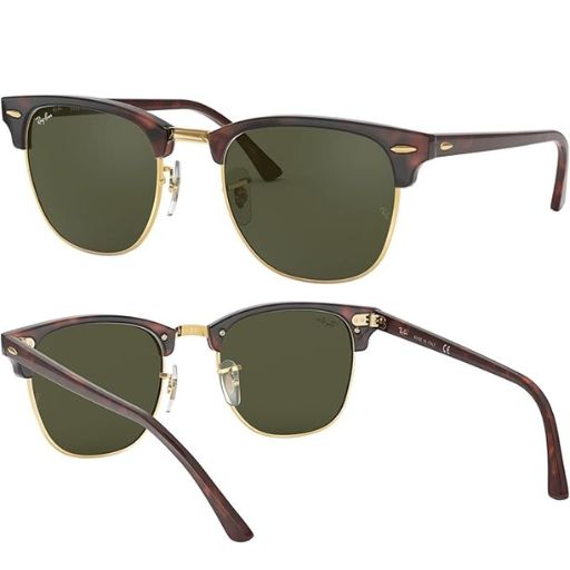 Ray-Ban RB3016 Clubmaster Square Sunglasses