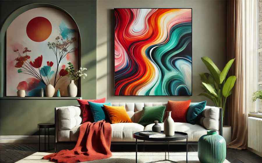 Trendy Art Pieces to Add a Touch of Color to Your Home 2024