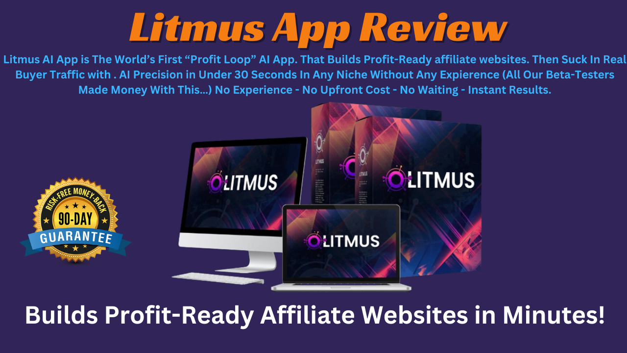 Litmus App Review - Build Affiliate Websites in Minutes!