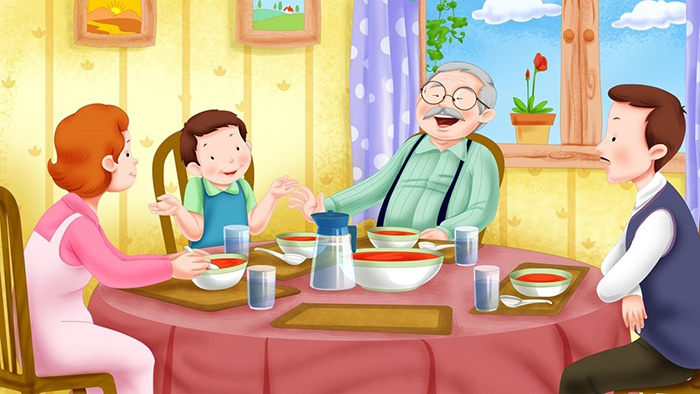 Moral Story: Grandpa’s Table