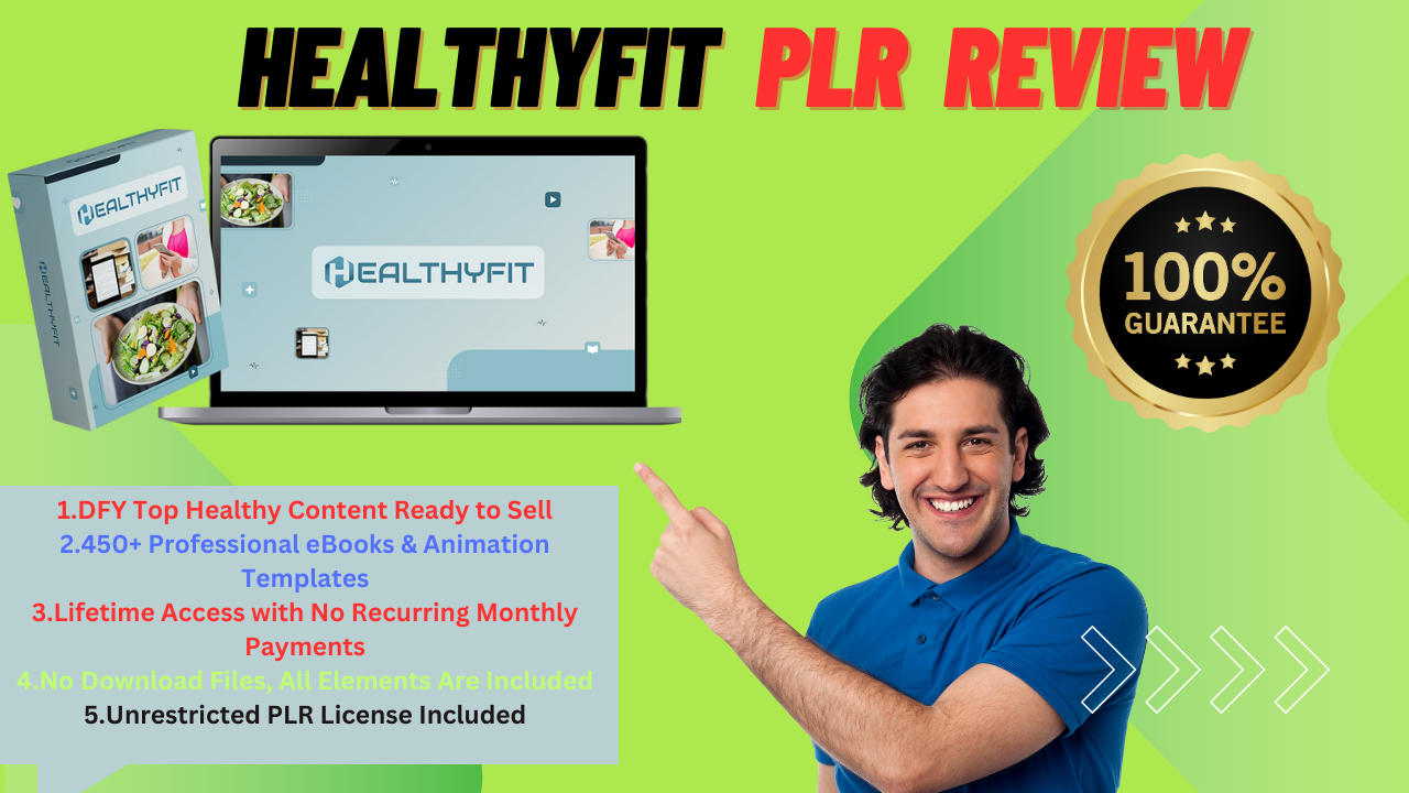 HealthyFit PLR Review - Maximize Your Earnings by Selling