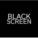 black screenink