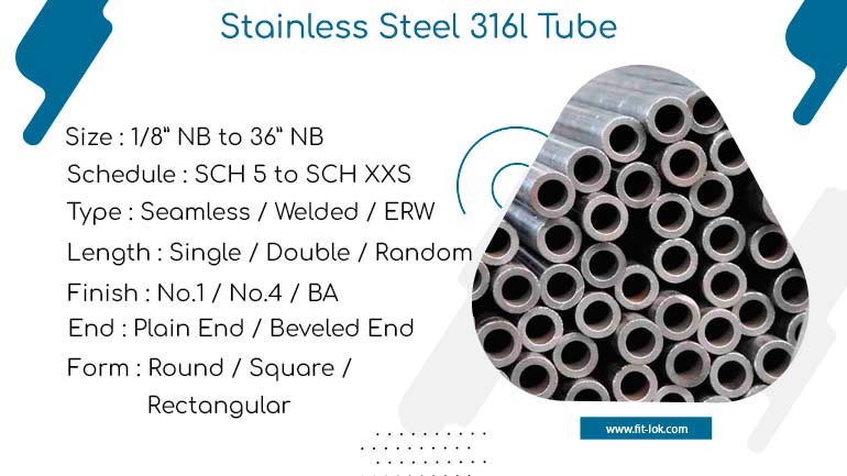 Stainless Steel 316l Tube | ASTM A213 TP316l Tube supplier in India