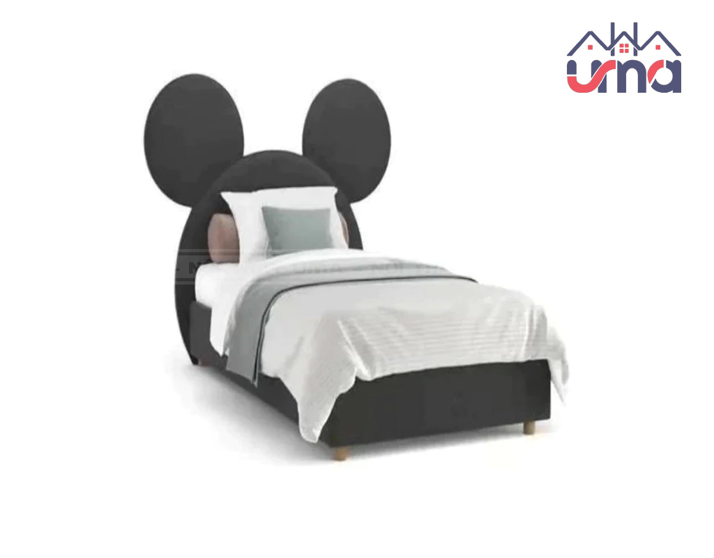 Giường Bọc Nệm Mickey Cao Cấp GN043 - Nội Thất UMA