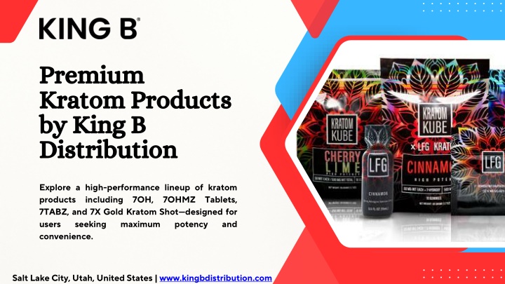 kingbdistribution on GETTR : Unlock the Power of 7OH Kratom | Try 7TABZ, 7OHMZ Tablets & 7X Gold Shots Today!Looking for next-level kratom perform...