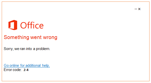 How to Fix office 365/2019/2021 installation Error code 2-4