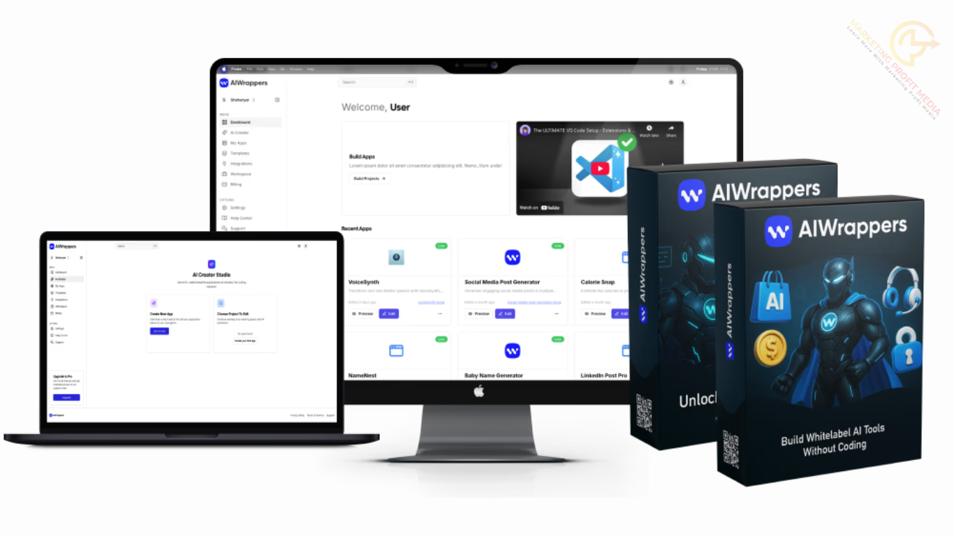 AIWrappers Review - Build & Sell Unlimited AI Apps Business