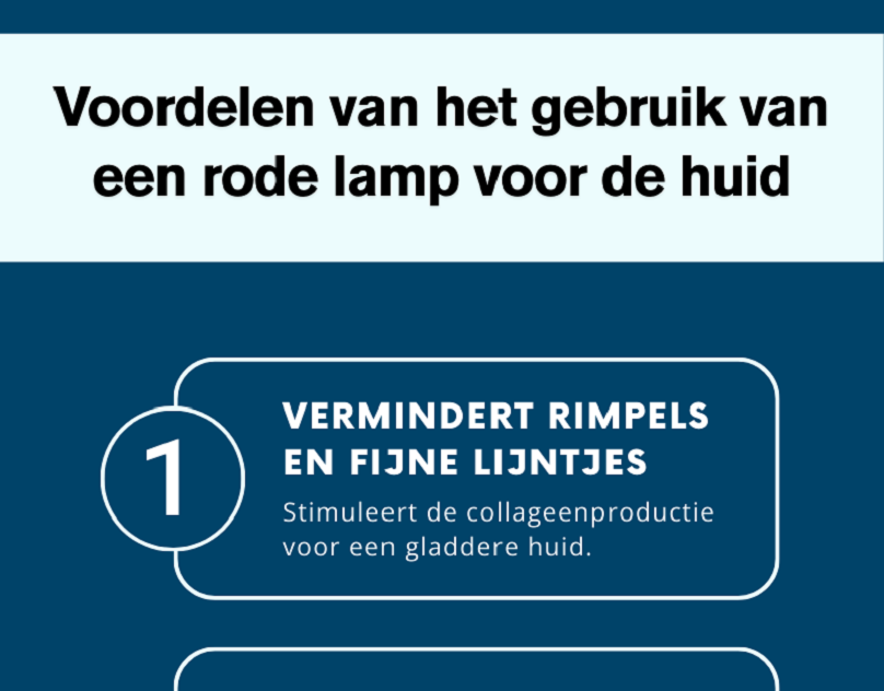 Voordelen van het gebruik van een rode lamp voor de huid